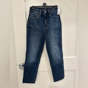 Ultra High Rise Mom Jeans (dark wash)